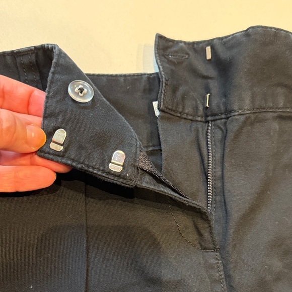 Old Navy Black Stretch Cotton Low Waist Mini Skirt, Size 8 - Picture 5 of 9